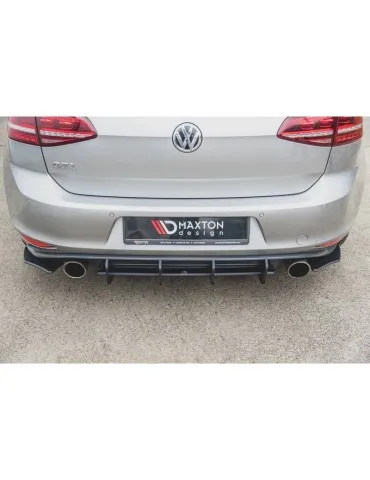 sport Durabilité Lame de Pare-chocs Arrière V.2 VW GOLF 7 GTI - Maxton