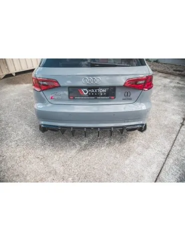 sport Durabilité Lame de Pare-chocs Arrière AUDI RS3 8V Sportback - Maxton