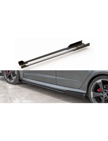 Sports Durabilité Extension / Rajout de Bas de caisse + Volets latéraux AUDI RS3 8V Sportback - Maxton