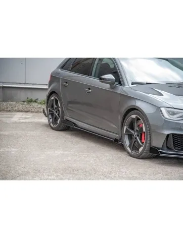 Sports Durabilité Extension / Rajout de Bas de caisse + Volets latéraux AUDI RS3 8V Sportback - Maxton