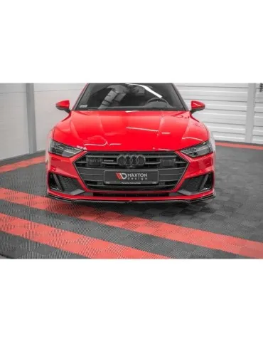 Lame de Pare-chocs Avant V.1 AUDI A7 C8 S-LINE / S7 C8 - Maxton