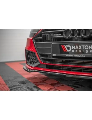 Lame de Pare-chocs Avant V.1 AUDI A7 C8 S-LINE / S7 C8 - Maxton