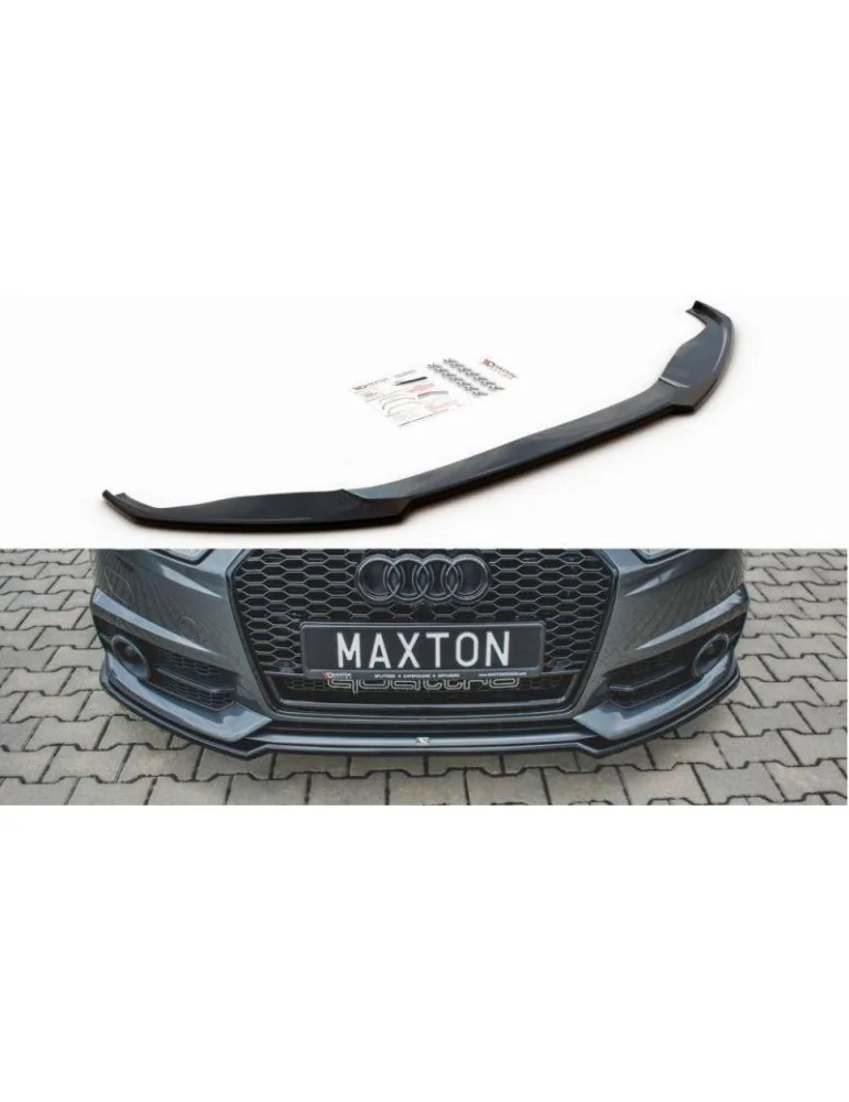 Lame de Pare-chocs Avant AUDI S6 / A6 S-LINE C7 FL - Maxton