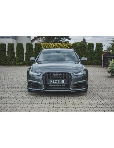Lame de Pare-chocs Avant AUDI S6 / A6 S-LINE C7 FL - Maxton