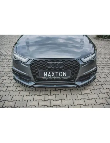 Lame de Pare-chocs Avant AUDI S6 / A6 S-LINE C7 FL - Maxton