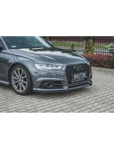 Lame de Pare-chocs Avant AUDI S6 / A6 S-LINE C7 FL - Maxton