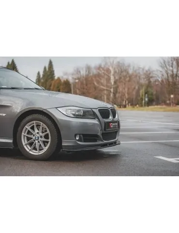 Lame de Pare-chocs Avant V.2 BMW 3 E90/E91 Facelift - Maxton