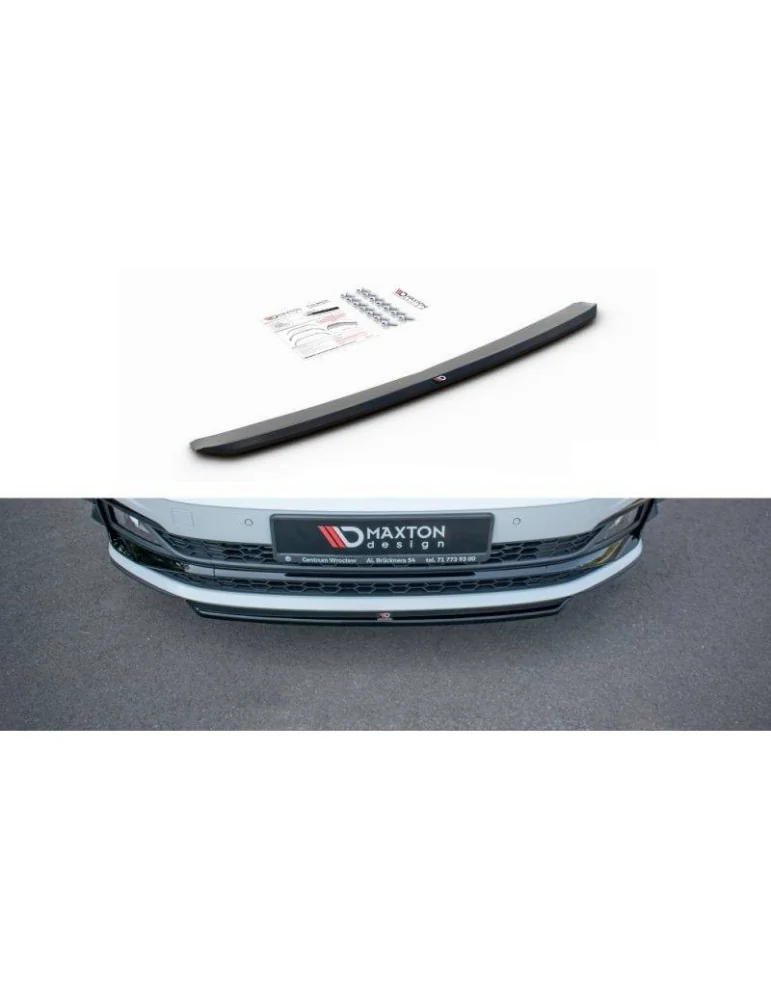 Lame de Pare-chocs Avant V.4 VW Polo GTI Mk6 - Maxton