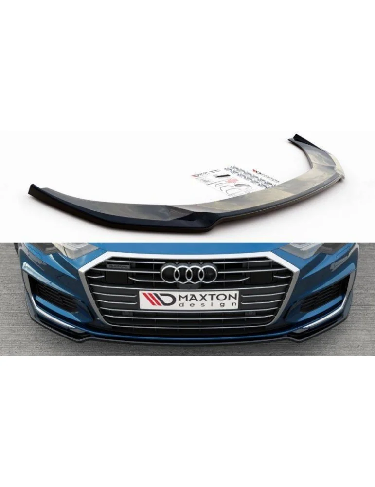 Lame de Pare-chocs Avant V.1 AUDI A6 S-LINE / S6 C8 - Maxton