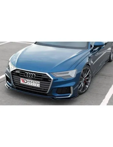 Lame de Pare-chocs Avant V.1 AUDI A6 S-LINE / S6 C8 - Maxton
