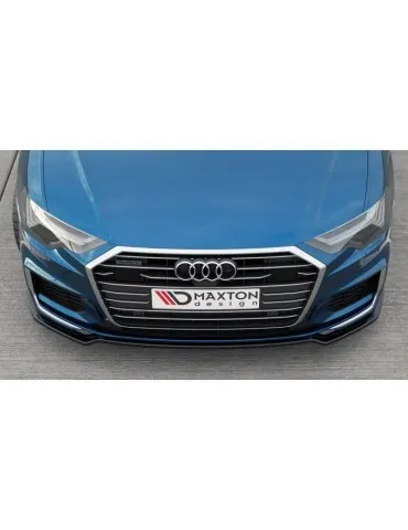 Lame de Pare-chocs Avant V.1 AUDI A6 S-LINE / S6 C8 - Maxton