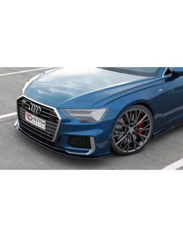Lame de Pare-chocs Avant V.2 AUDI A6 S-LINE / S6 C8 - Maxton