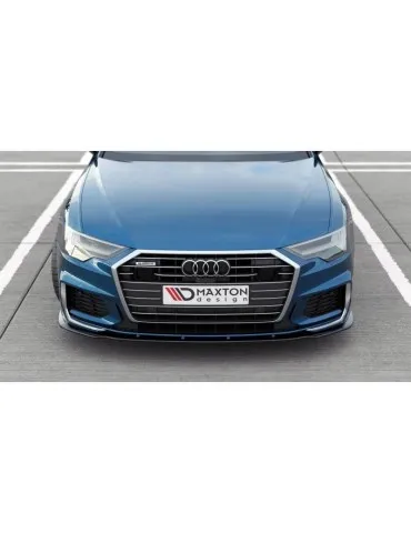 Lame de Pare-chocs Avant V.2 AUDI A6 S-LINE / S6 C8 - Maxton