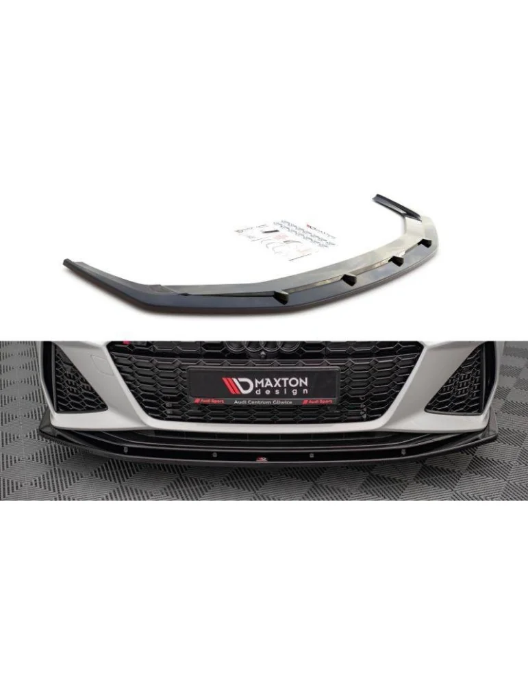 Lame de Pare-chocs Avant V.2 AUDI RS6 C8 / RS7 C8 - Maxton