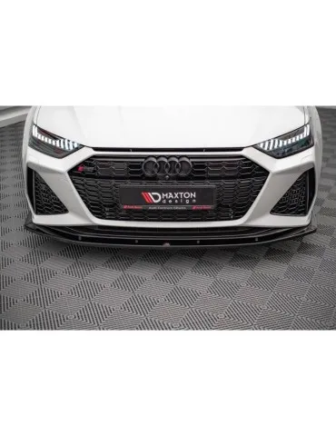 Lame de Pare-chocs Avant V.2 AUDI RS6 C8 / RS7 C8 - Maxton