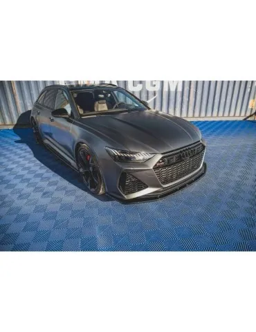 Lame de Pare-chocs Avant V.2 AUDI RS6 C8 / RS7 C8 - Maxton