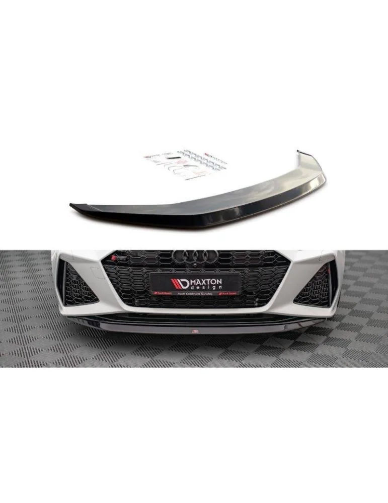 Lame de Pare-chocs Avant V.3 AUDI RS6 C8 / RS7 C8 - Maxton