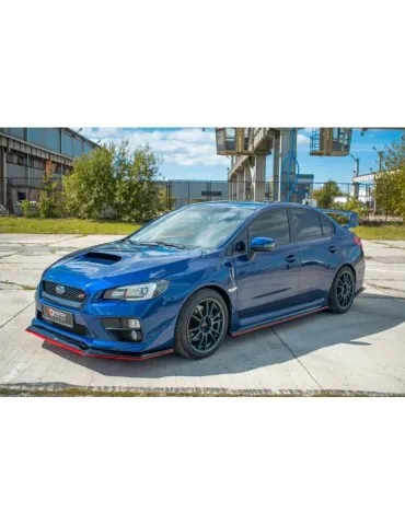 Lame de Pare-chocs Avant / Splitter V.3 SUBARU WRX STI   + - Maxton