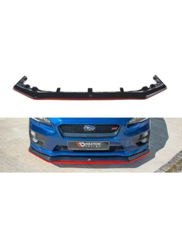 Lame de Pare-chocs Avant / Splitter V.3 SUBARU WRX STI   + - Maxton