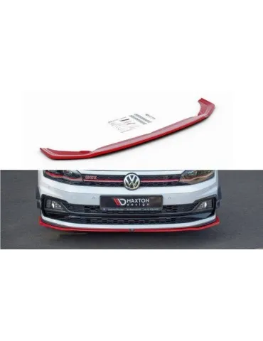 Lame de Pare-chocs Avant / Splitter V.2 VW POLO MK6 GTI - Maxton
