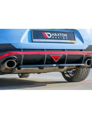 Diffuseur central Arrière (avec une barre verticale) HYUNDAI I30 N MK3 Fastback - Maxton