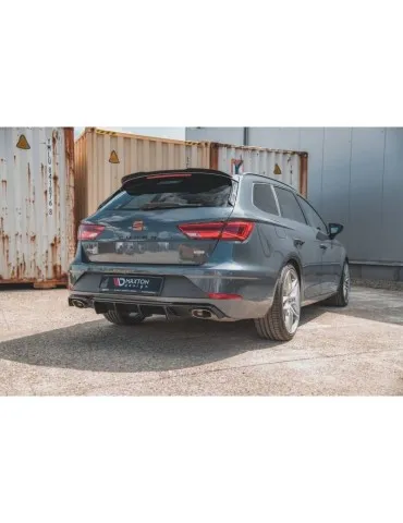 Diffuseur Arrière Complet V.2 SEAT LEON CUPRA ST MK3 FL - Maxton
