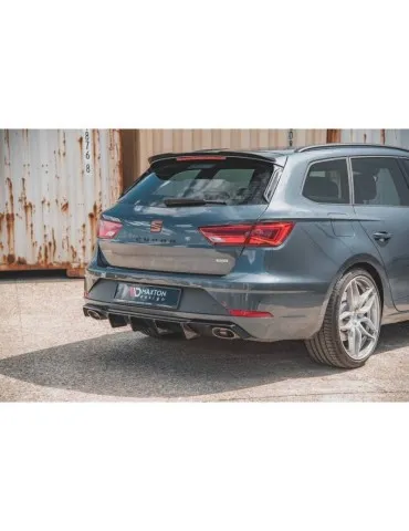 Diffuseur Arrière Complet V.2 SEAT LEON CUPRA ST MK3 FL - Maxton