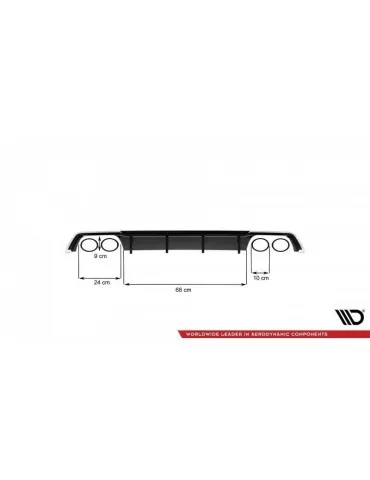 Diffuseur Arrière Complet V.3 SEAT LEON CUPRA ST MK3 FL - Maxton