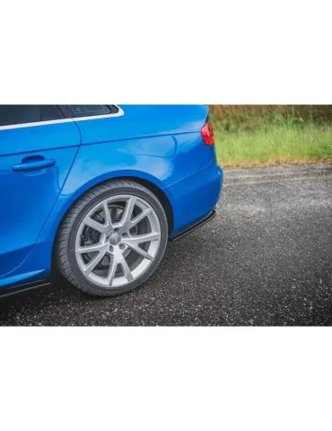 Lame de pare-chocs Latérales Arrière AUDI S4 / A4 S-LINE B8 Sedan - Maxton