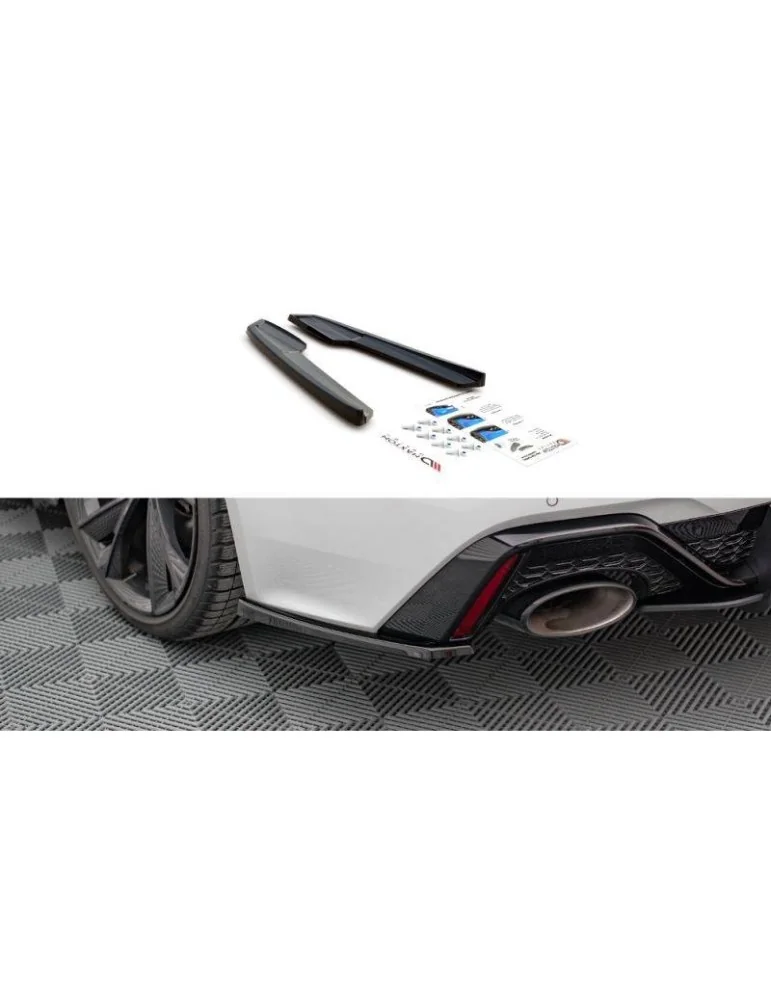Lame de pare-chocs Latérales Arrière V.1 AUDI RS6 C8 / RS7 C8 - Maxton