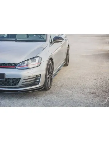 Extension / Rajout de Bas de caisse V.2 VW GOLF 7 GTI (étroite) - Maxton
