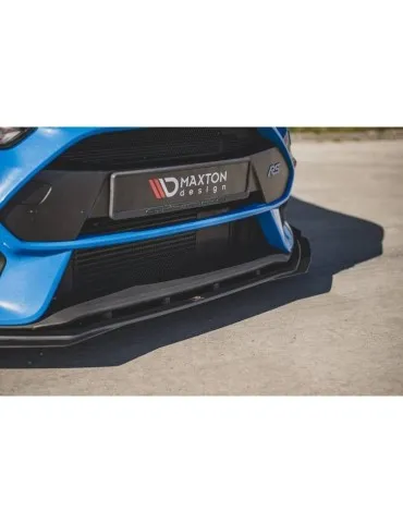 sport Durabilité Lame de Pare-chocs Avant + Volets latéraux FORD FOCUS RS MK3 - Maxton