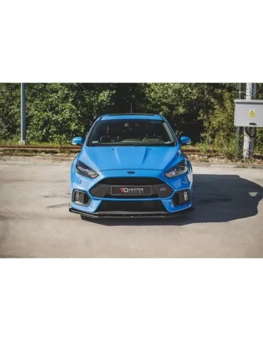 sport Durabilité Lame de Pare-chocs Avant + Volets latéraux FORD FOCUS RS MK3 - Maxton