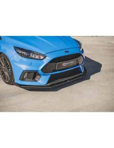 sport Durabilité Lame de Pare-chocs Avant + Volets latéraux FORD FOCUS RS MK3 - Maxton