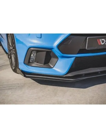 sport Durabilité Lame de Pare-chocs Avant + Volets latéraux FORD FOCUS RS MK3 - Maxton