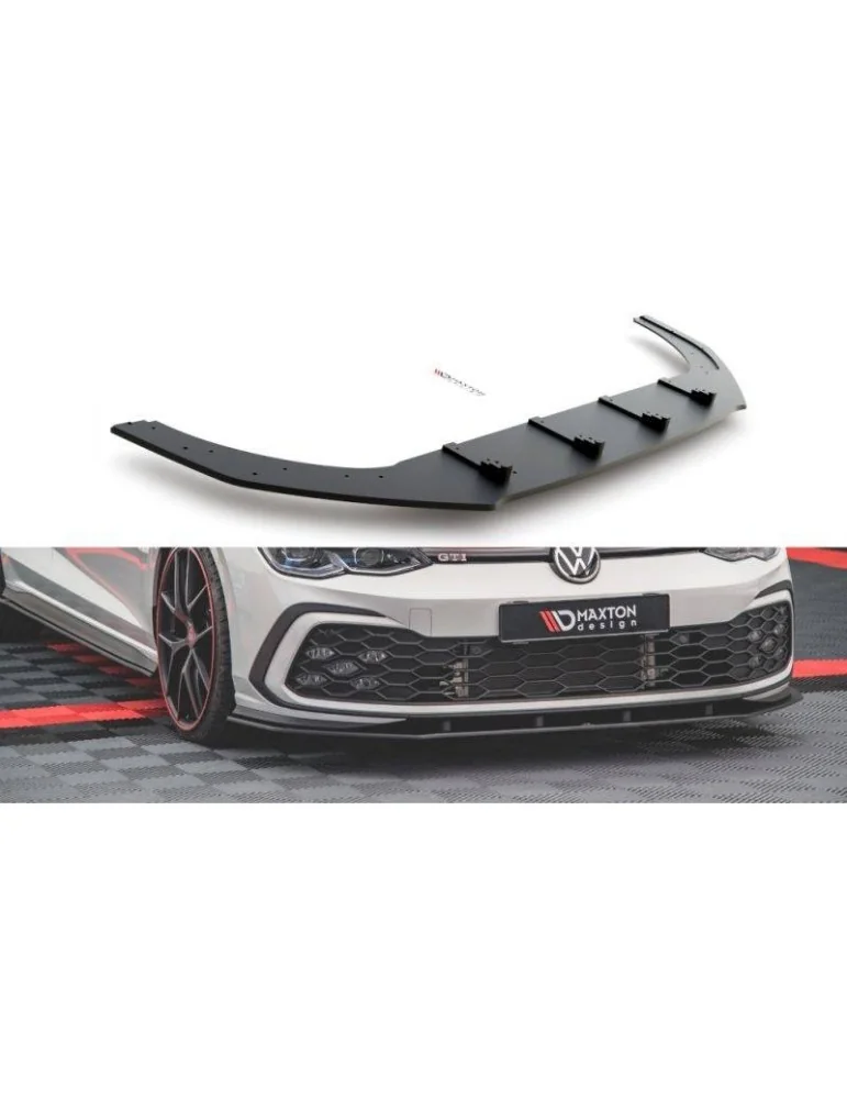 sport Durabilité Lame de Pare-chocs Avant VOLKSWAGEN GOLF 8 GTI - Maxton