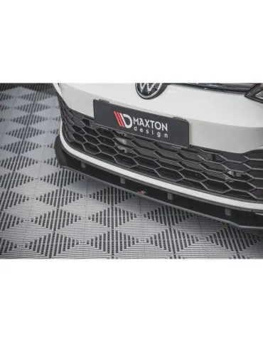 sport Durabilité Lame de Pare-chocs Avant VOLKSWAGEN GOLF 8 GTI - Maxton