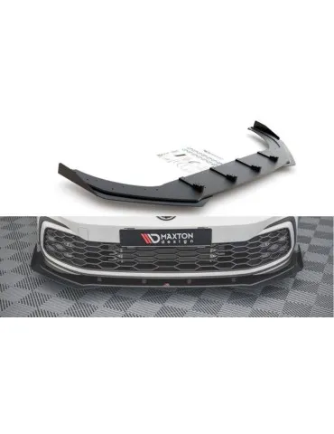 sport Durabilité Lame de Pare-chocs Avant + Volets latéraux VOLKSWAGEN GOLF 8 GTI - Maxton