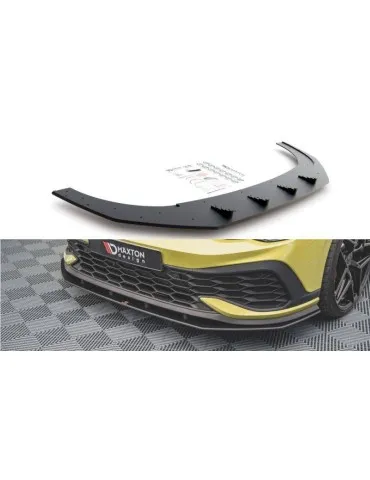 sport Durabilité Lame de Pare-chocs Avant VOLKSWAGEN GOLF 8 GTI CLUB sport - Maxton