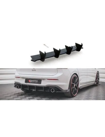 sport Durabilité Central Diffuseur Arrière V.1 VOLKSWAGEN GOLF 8 GTI - Maxton