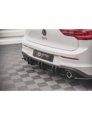 sport Durabilité Central Diffuseur Arrière V.2 VOLKSWAGEN GOLF 8 GTI - Maxton