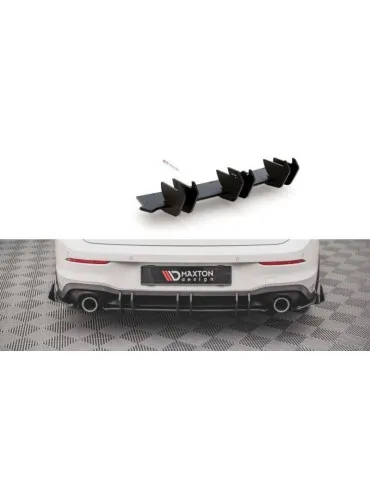 sport Durabilité Central Diffuseur Arrière V.2 VOLKSWAGEN GOLF 8 GTI - Maxton