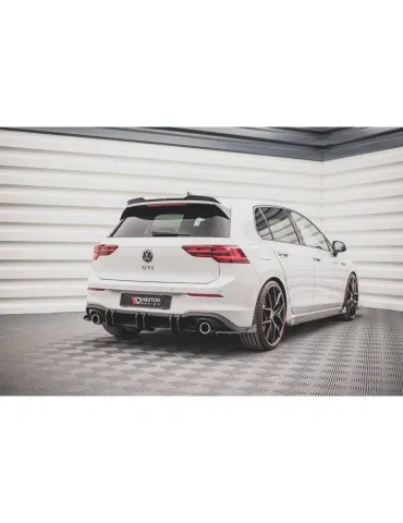 sport Durabilité Central Diffuseur Arrière V.2 VOLKSWAGEN GOLF 8 GTI - Maxton