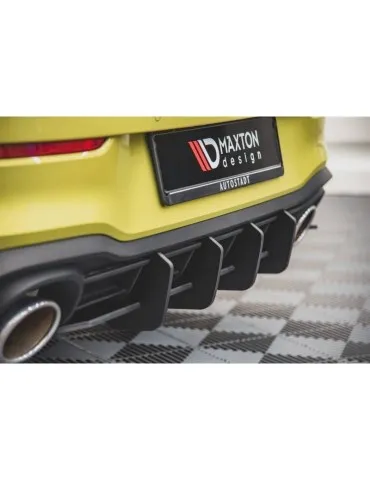sport Durabilité Central Diffuseur Arrière V.1 VOLKSWAGEN GOLF 8 GTI CLUB sport - Maxton