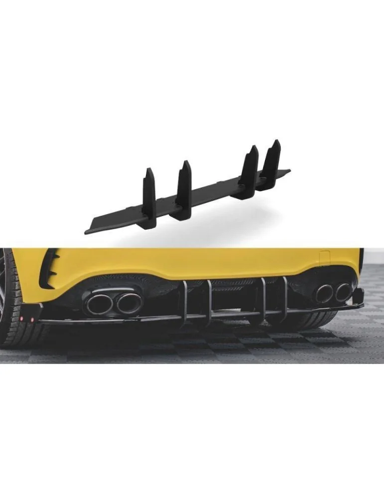 Gamme Street Pro Central Diffuseur Arrière MERCEDES-AMG A45 S AERO Pack W177 - Maxton