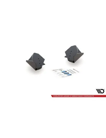 sport Durabilité Lame de Pare-chocs Arrière + Volets latéraux VOLKSWAGEN GOLF GTI Mk6 - Maxton