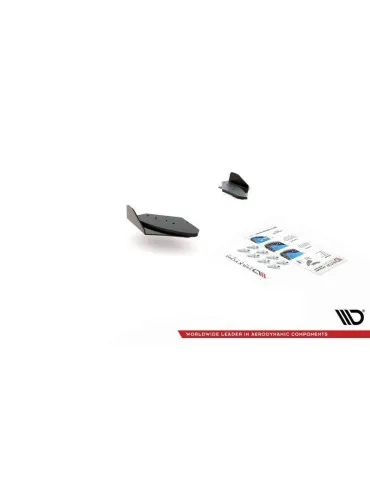 sport Durabilité Lame de Pare-chocs Arrière + Volets latéraux VOLKSWAGEN GOLF GTI Mk6 - Maxton