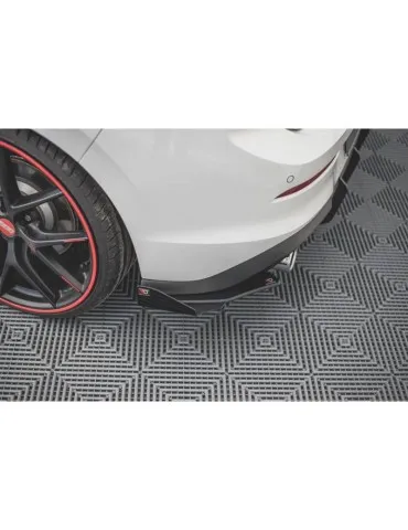 sport Durabilité Lame de Pare-chocs Arrière + Volets latéraux VOLKSWAGEN GOLF 8 GTI - Maxton