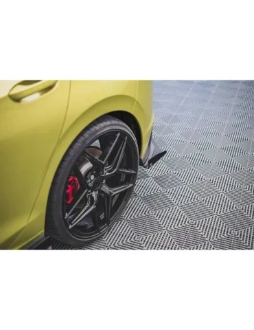 sport Durabilité Lame de Pare-chocs Arrière + Volets latéraux VOLKSWAGEN GOLF 8 GTI CLUB sport - Maxton