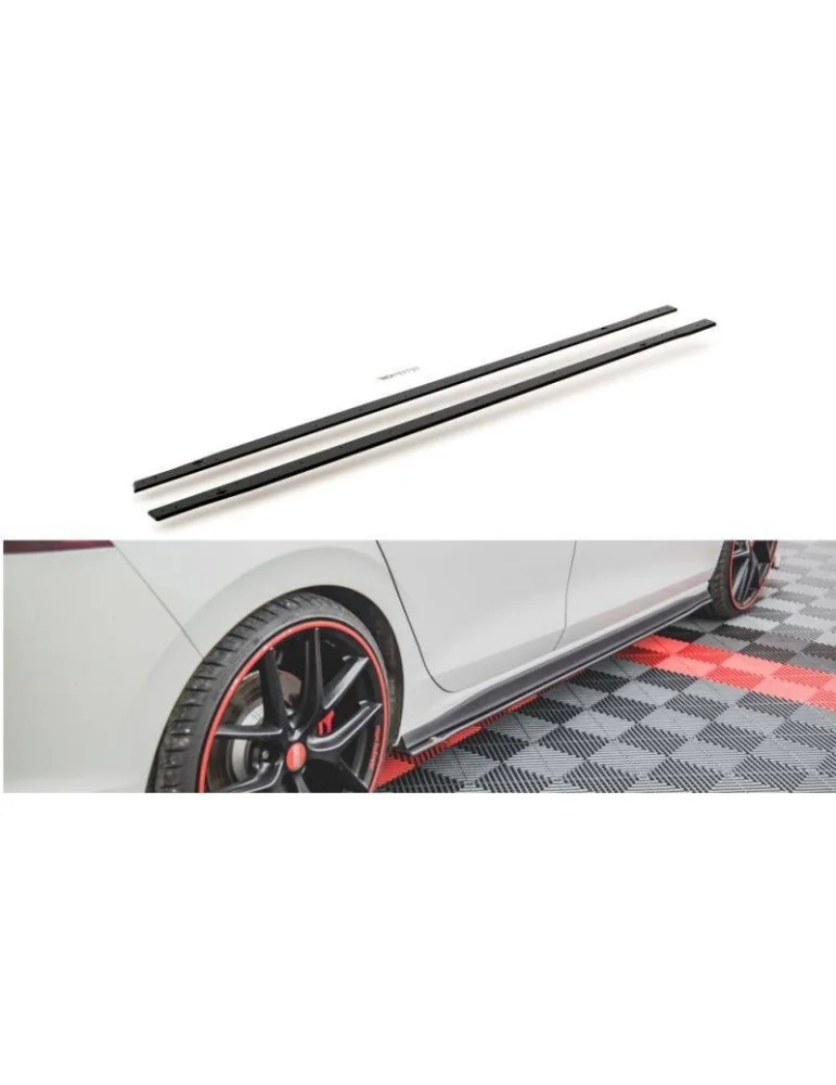 Sports Durabilité Extension / Rajout de Bas de caisse VOLKSWAGEN GOLF 8 GTI / GTI CLUB sport - Maxton